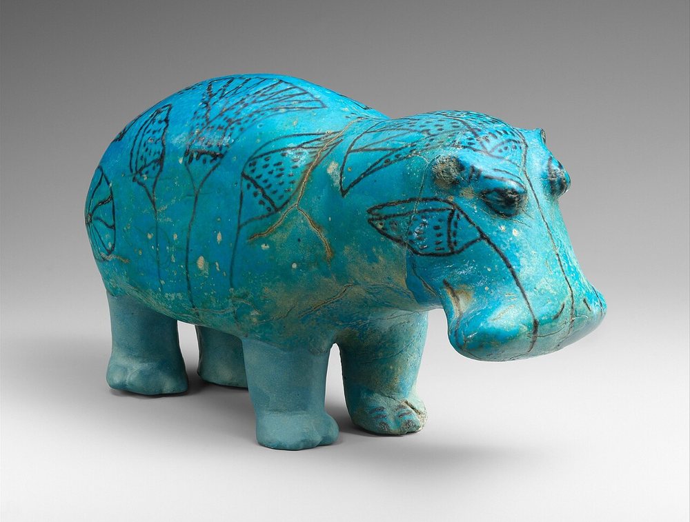 Standing Hippopotamus ("William") by Unknown Egyptian craftsman, c. 1900 BCE