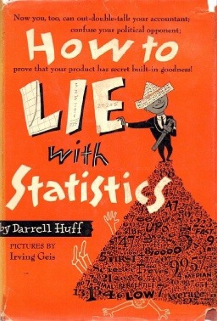How to Lie with Statistics by Darrell Huff — book cover