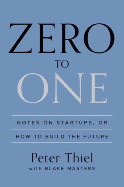 Zero to One by Peter Thiel — book cover